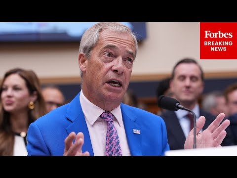 'They Are Fundamentally Anti-American, Frankly': Farage Blasts EU Parliament At Free Speech Hearing