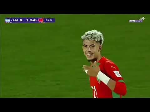 ملخص مباراة المغرب والارجنتين  Argentina vs Morocco 0-2