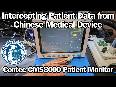 US Government Warns of Chinese Backdoor in Patient Monitor - Live Decoding of Medical Data
