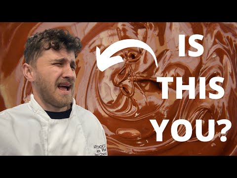 THE EASIEST WAY TO TEMPER CHOCOLATE (NOT SCARY!!!)