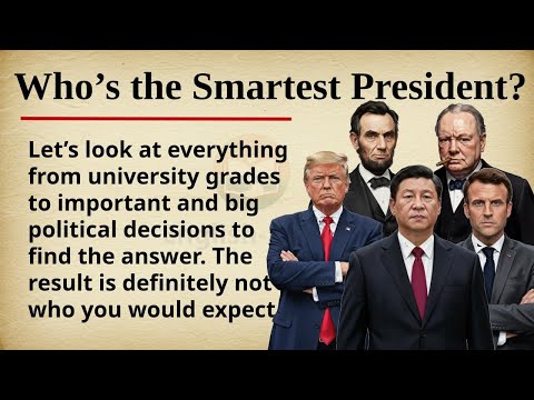 Who's the Smartest President? || 🧠💡 Learn English Through Story Level 2 || Graded Reader 🎧