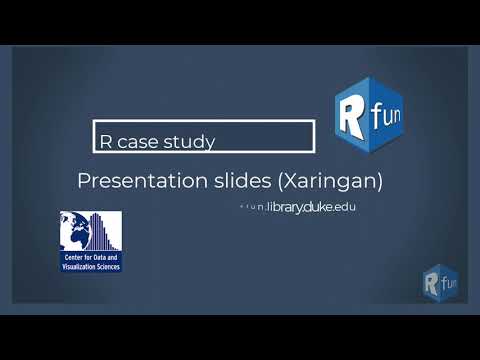 Slides with Rmarkdown: xaringan (R case study, 2021)