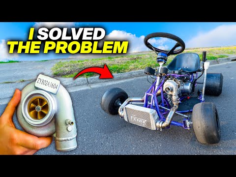 Our 150cc TURBO Go Kart Makes REAL BOOST!