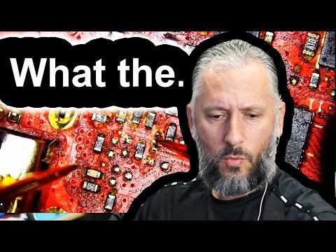 Fixing a Liquid-Damaged ASUS G731 laptop That Smelled Like Urine.