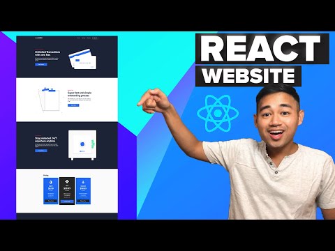 React Website Responsive Tutorial - Beginner React JS Project Using Hooks and Router