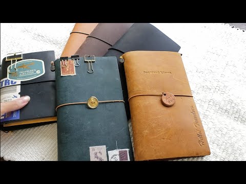 How To Make YOUR OWN Traveler's Leather Notebook! SO EASY!