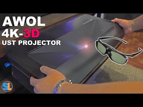 Extreme BRIGHTNESS! AWOL VISION LTV-3500 4K 3D Laser TV Ptojector Review