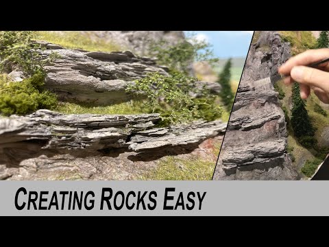 No-Cost Trick for Hyper-Realistic Model Railroad Rocks