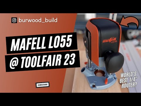 LO55 - The BEST 1/4" Router in the World? Mafell Mania at Toolfair 2023