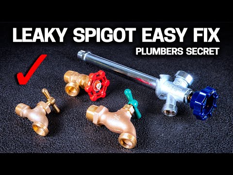 How to Fix a Leaky Outdoor Faucet - DON'T Replace It - Cheap & Easy