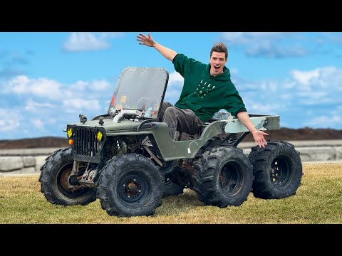 300HP 6 Wheel Drive Mini Jeep Insane Transformation!