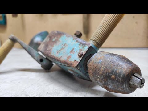 Vintage Hand Drill Restoration – Incredible Transformation
