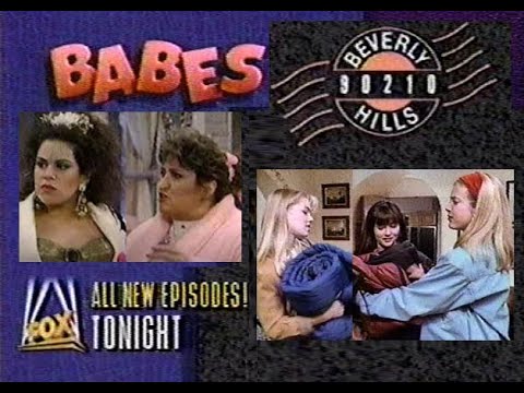 1-31-91 Tonight On Babes & Beverly Hills 90210 Fox Network TV ad