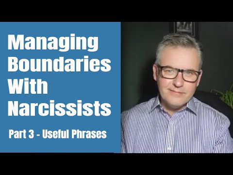 Managing Boundaries with Narcissists - Part 3