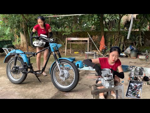 No one believes this was once a scrap car – the girl's spectacular restoration.