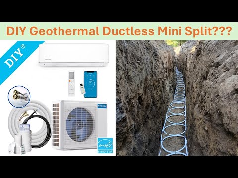 DIY Geothermal Ductless Mini Split (Ground Source Heat Pump)