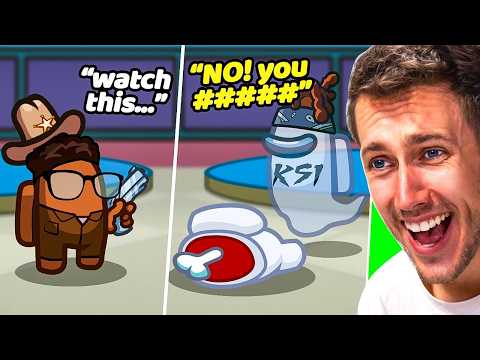 REACTING TO NEW SIDEMEN AMONG US MOMENTS!