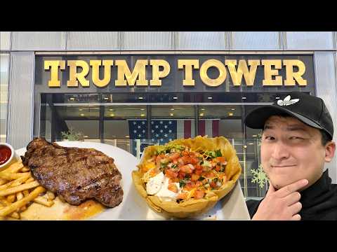 I Tried the Food at TRUMP TOWER! Honest and Unbiased Review!