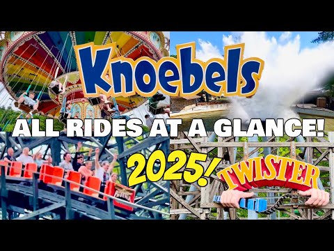 KNOEBELS ALL RIDES at a Glance & Individual Ride Prices! 2025! FREE Admission! FREE Parking!