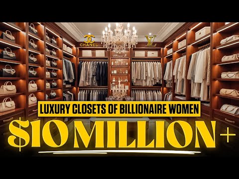 Inside the Luxury Closets of Billionaire Women! #luxurylifestyle  #women #ultrarich #billionaire