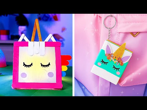 🦄 EASY DIY UNICORN ACCESSORIES 💕🎨 Fun Crafts & Hacks