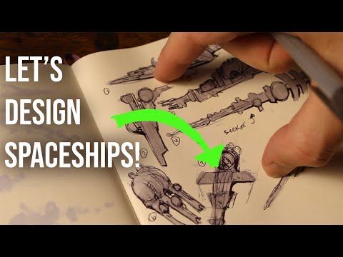 YOU Won't Believe How EASY it is to Design Video Game Spaceships!