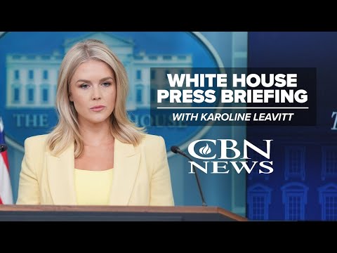 LIVE: White House Press Briefing with Karoline Leavitt | CBN News