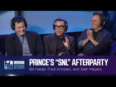 Fred Armisen, Bill Hader, and Seth Meyers Recall Prince’s “SNL” Afterparty
