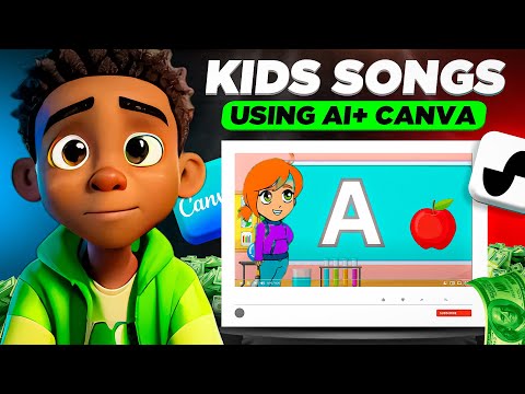How To Use CANVA and SUNO AI To Create Kids Songs | BEGINNER GUIDE 2024