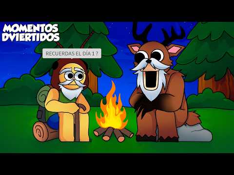 1000 DÍAS EN EL BOSQUE MOMENTOS DIVERTIDOS (99 NOCHES) (ROBLOX)