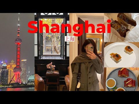Shanghai vlog🇨🇳 •Food restaurants•hot places•cafes•local food•Christmas 🎄🎅🏼 • night view •Milk tea🤍