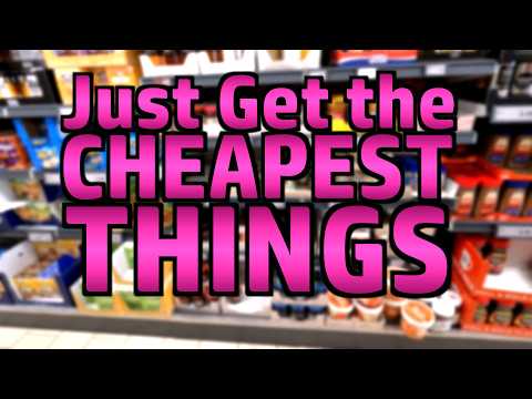 Cooking Challenge: Just Buy The Cheapest Things! (No Specific Budget)