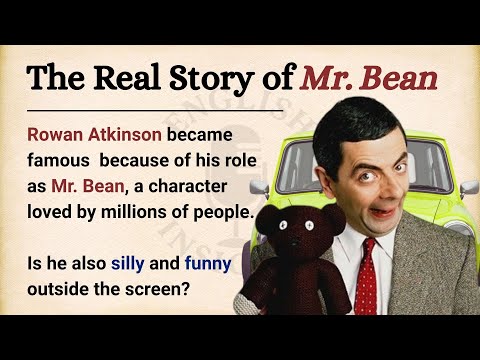 Rowan Atkinson: The Genius Behind Mr. Bean || Learn English Through Story Level 2 || Graded Reader