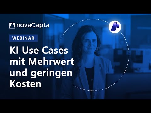 Webinar: KI Use Cases mit Mehrwert und geringen Kosten