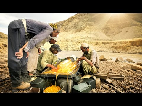 The Process of Traditional Gold Mining : ANCIENT Gold Mining Techniques 