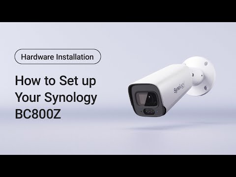 How to Set Up Your BC800Z (Hardware Installation) | Synology