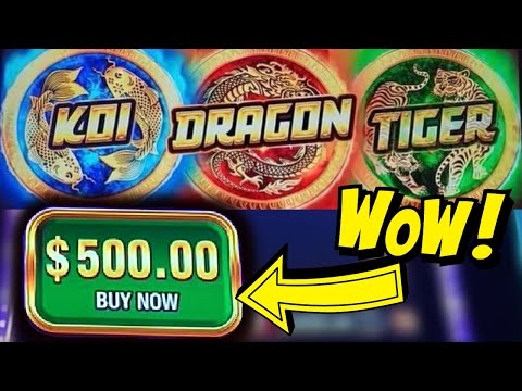 $500 BETS ONLY!!! I LAND ALL 3 COINS!! COIN TRIO FORTUNE TRAILS LIVE