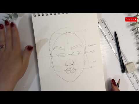 How To Draw Face| Basic Beginners Proportion