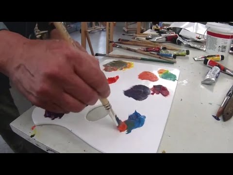 Cobra Water Mixable Oils - Lesson 8 - Colour Mixing