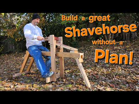 Build a Shavehorse from 2x4s.