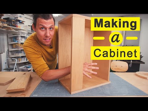 I made a floating media cabinet