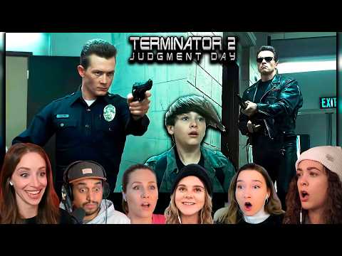 BEST "Terminator T-800 vs T-1000" Reactions in Terminator 2: Judgment Day Movie Reaction