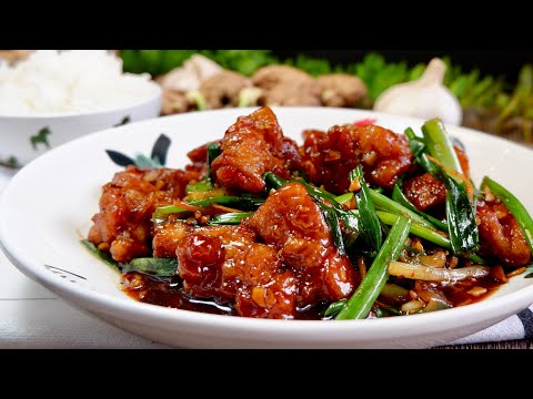 Cook Super Easy Restaurant-Style Mongolian Chicken 蒙古鸡丁 at Home! Chinese Chicken Recipe