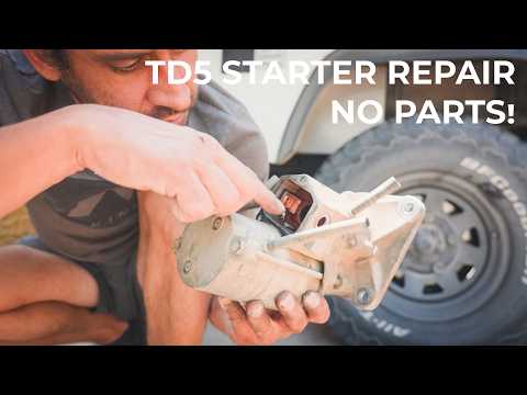 How to Fix a Starter Motor in the Field | Landrover Defender TD5