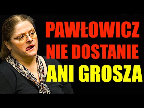 A quarter of a million is gone. Pawłowicz won't get a penny from the Constitutional Tribunal.