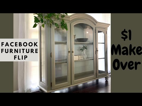 FACEBOOK FURNITURE FLIP | $1 Makeover