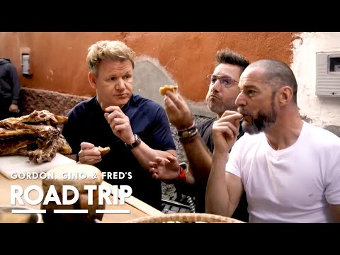 Gordon Ramsay Is Blown Away By This Spit-Roasted Lamb | Gordon, Gino and Fred: Road Trip
