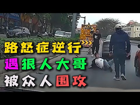 路怒症逆行还敢嚣张？狠人才不惯着你！结局令人舒适！#路怒症 #车祸现场 #行车记录仪