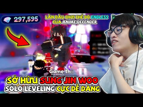 HÙNG AKIRA ĐÃ QUAY TRÚNG SUNG JIN WOO 0,01% CỰC MAY MẮN VÀ LẦN ĐẦU THỬ CHƠI ENDLESS ANIME DEFENDER