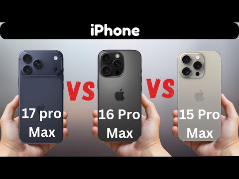 iPhone 17 Pro Max vs 16 Pro Max vs 15 Pro Max (Comparison, Specifications) Upgrade or not? (Real)